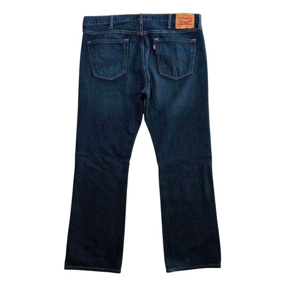 Mens Levi's 527 Denim Jeans Size 40×32 Dark Wash Bootcut Cowboy Rodeo Western - Picture 2 of 11